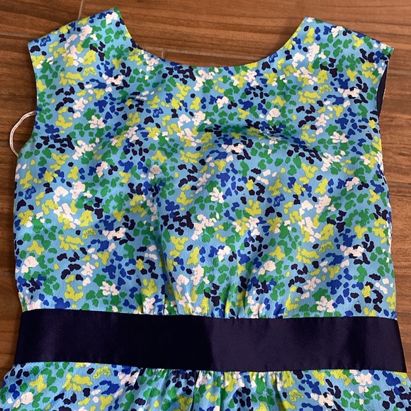 Lilly Pulitzer plus size silk green blue print dress 14 - Picture 4 of 7